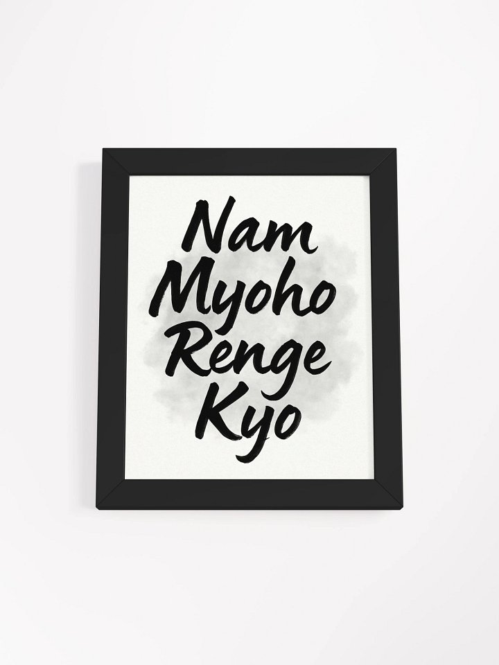Nam Myoho Renge Kyo Framed Poster product image (1)