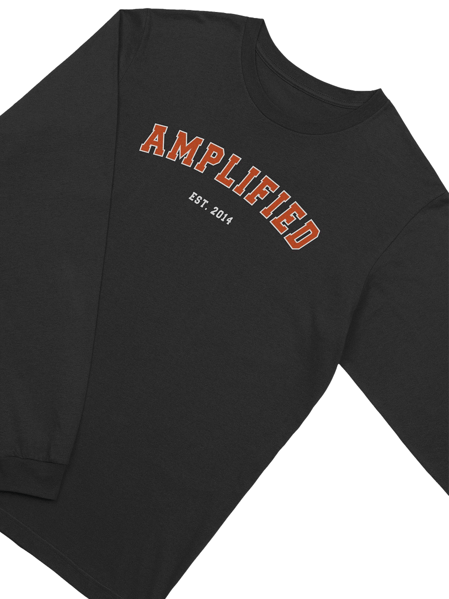 Amp Varsity long-Sleeved Tshirt (Black) product image (3)