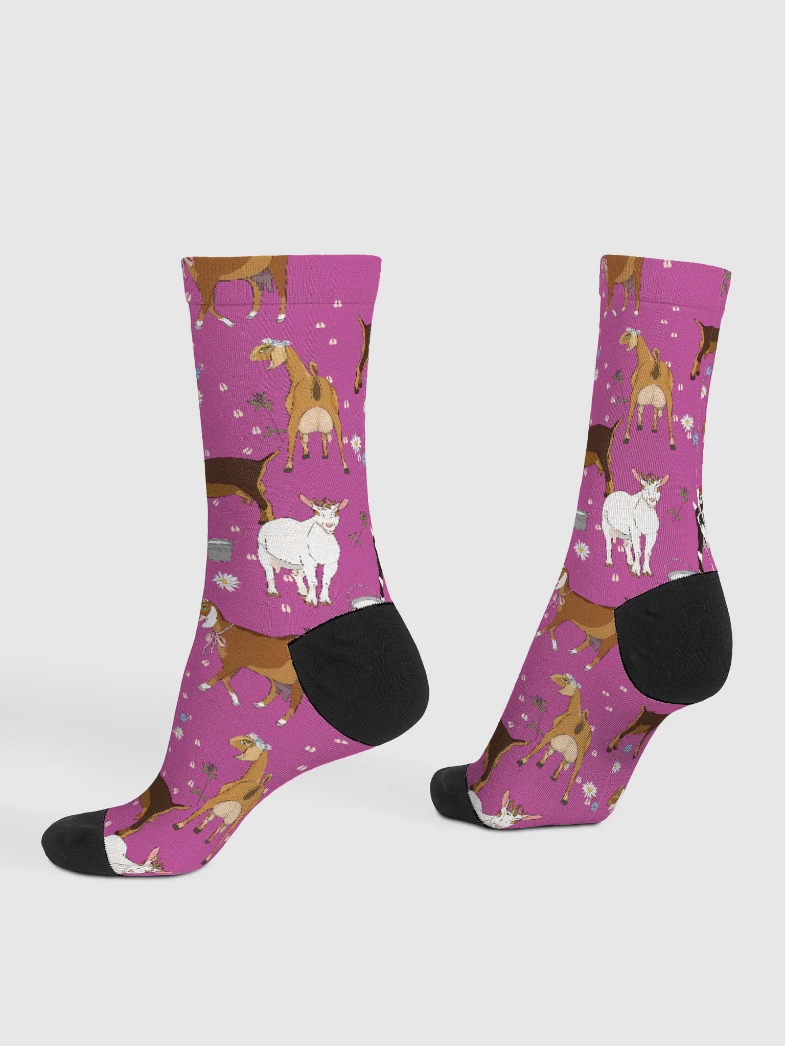 Cute Dairy Goat Socks product image (4)