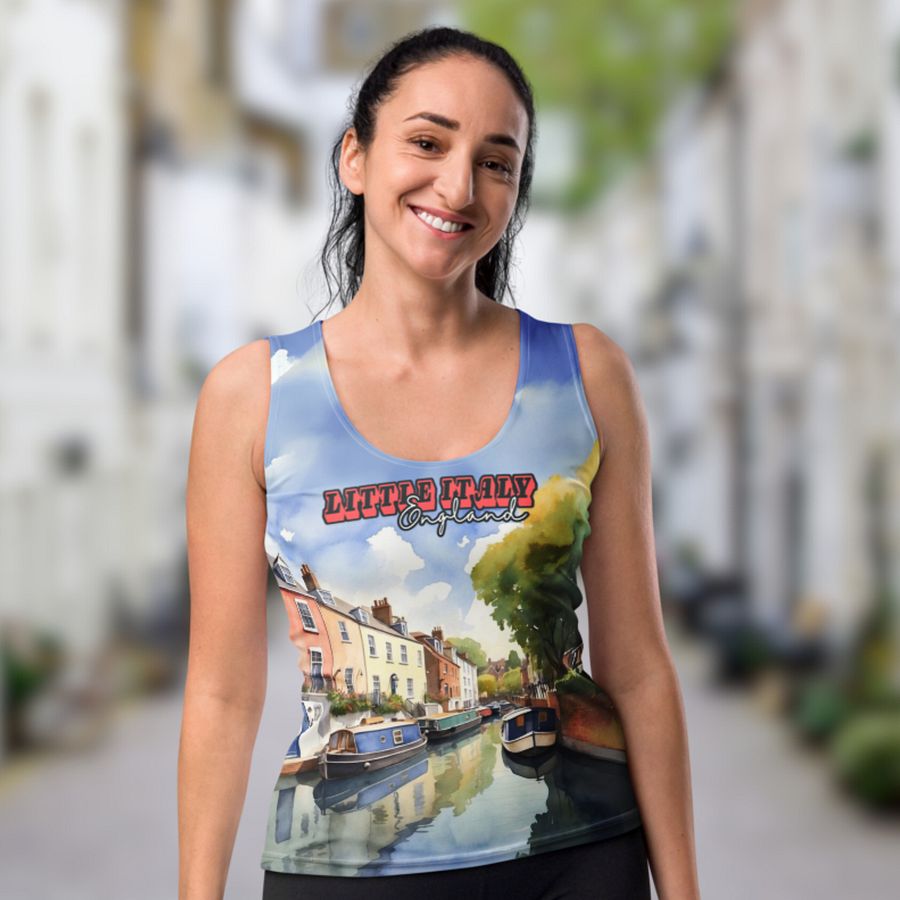 Little Italy - England - All Over Print - Watercolor - Tank Top product image (5)
