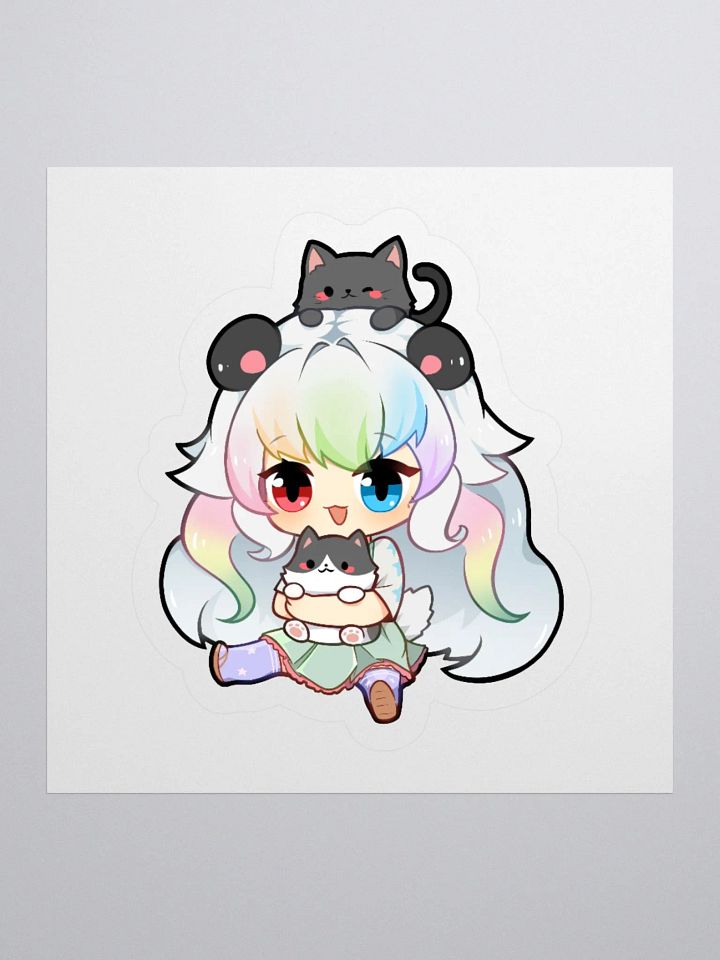 Kyoko and Cats Sticker product image (1)