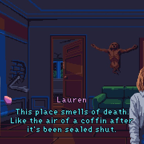 Hey all, I'm working on Devil's Hideout, a horror point and click adventure about finding your missing sister in a silent-hil...
