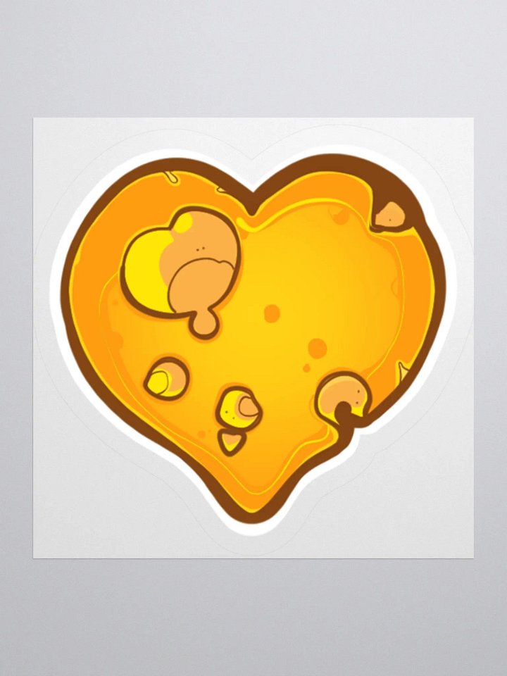 Cheesy Heart Sticker product image (1)