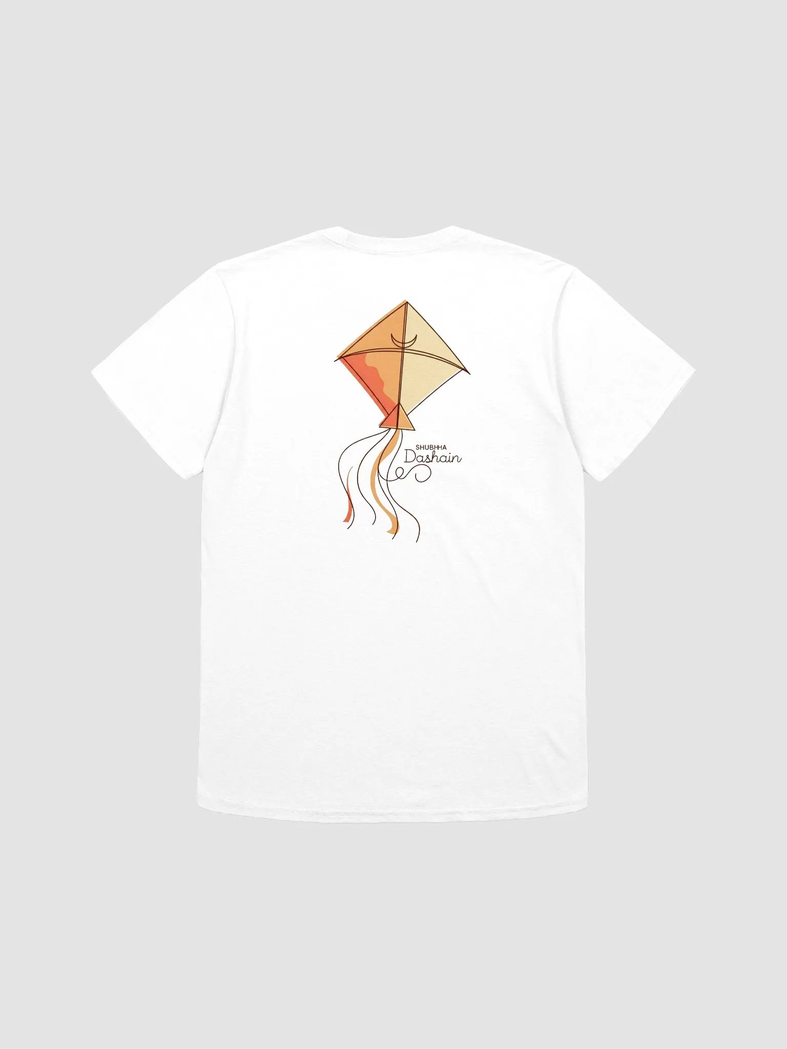 Happy Dashin T-shirt | White | Front + Back product image (2)