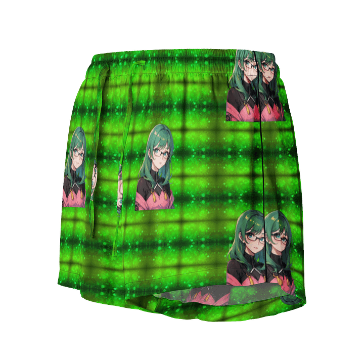 (Green WAIFU) K Women's Pajama Shorts product image (1)