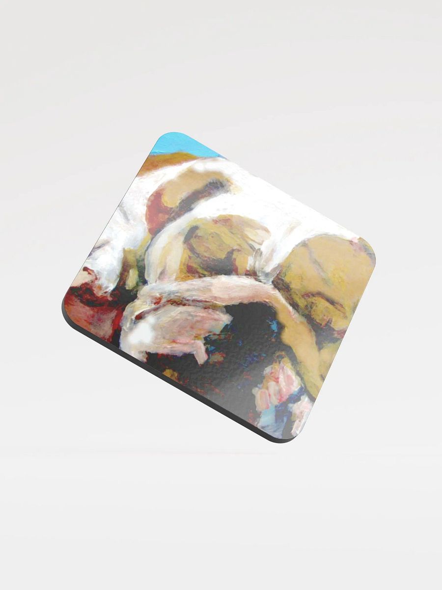 Vibrant Sleeping Bulldog Coaster Set product image (4)