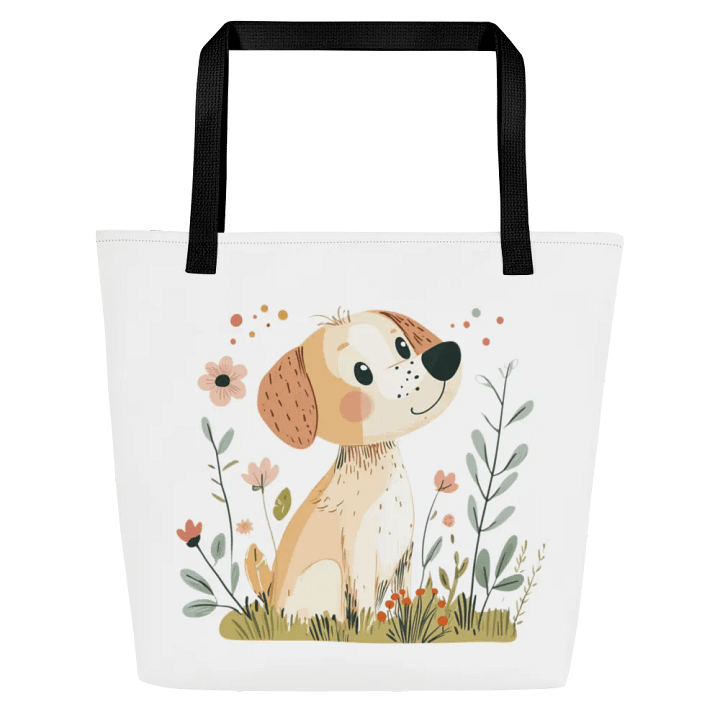 Playful Puppy Tote Bag product image (1)