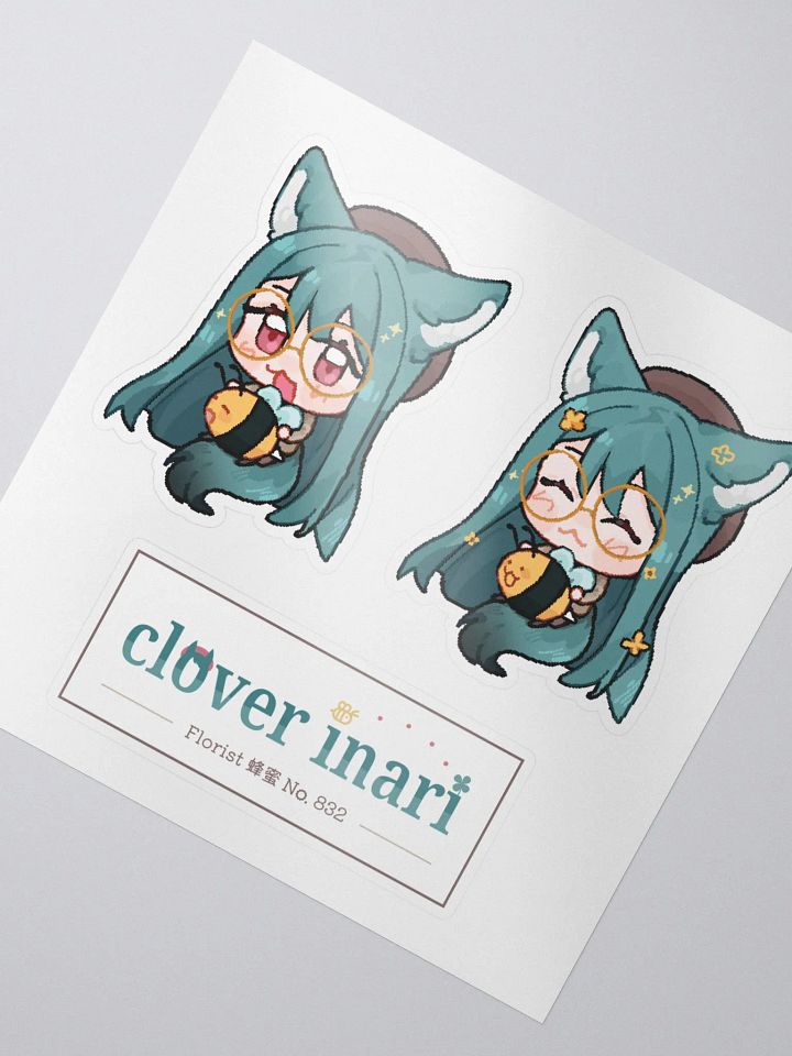 clover and manuka sticker product image (2)
