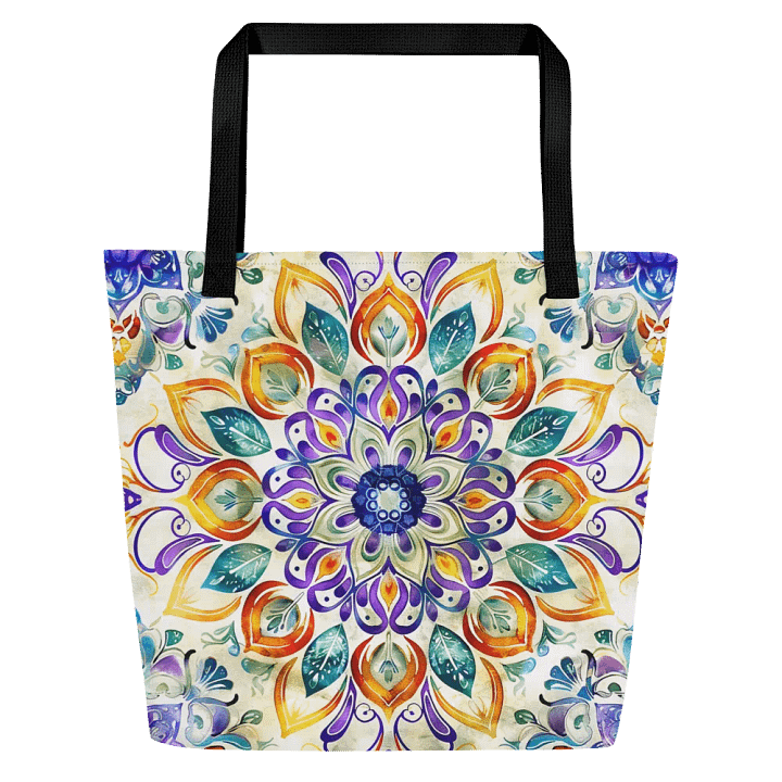 Mandala Mosaic Polyester Tote Bag product image (2)