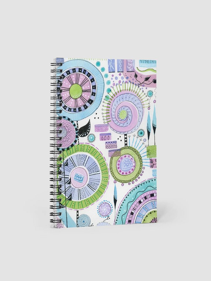 Whimsical Spiral Dreams Notebook product image (1)