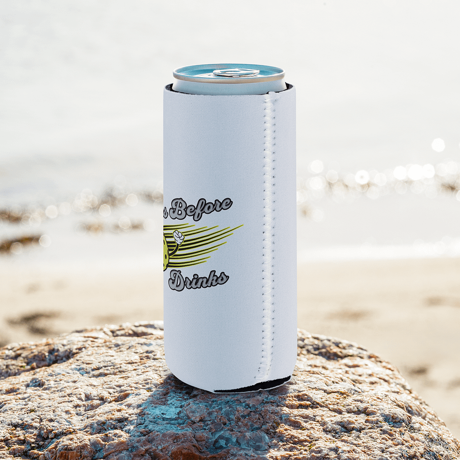 Dinks Before Drinks Pickleball Playful Coozie Can Cooler product image (8)