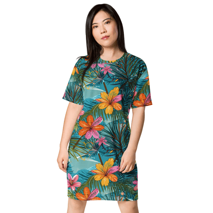 Floral Abstract All-Over Dress product image (1)