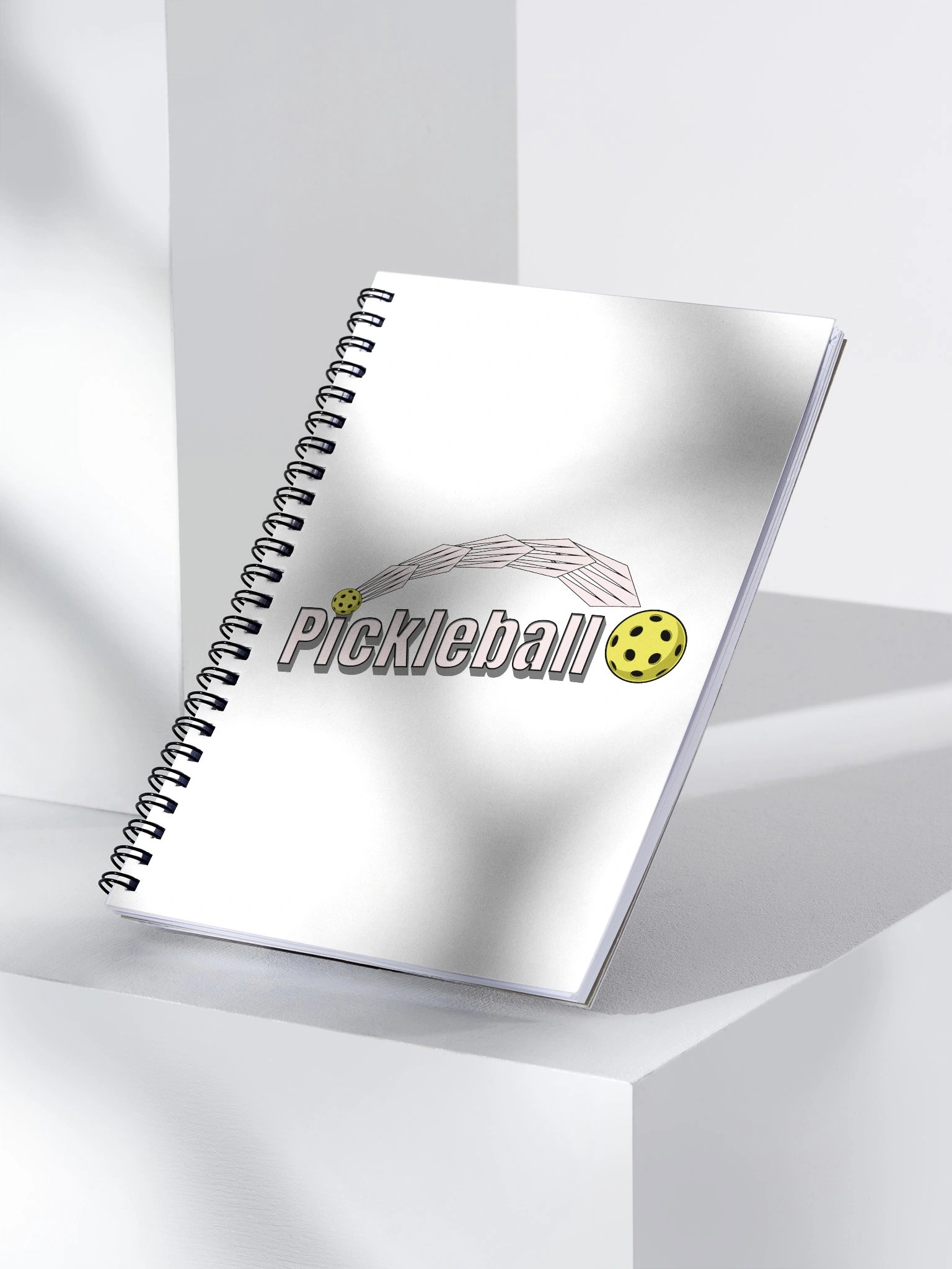 Pickleball Swoosh Passion Spiral Notebook product image (3)