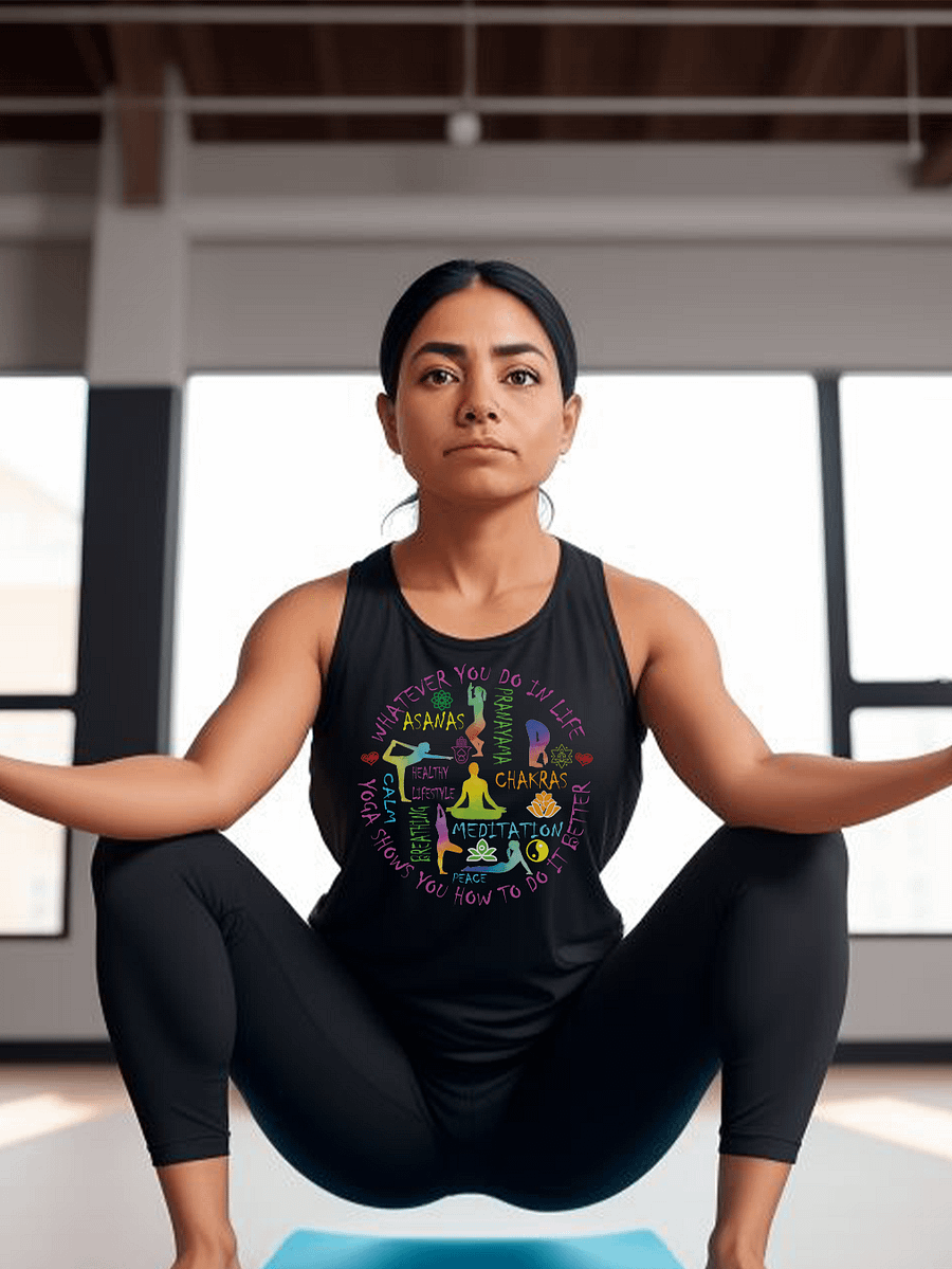Yoga Meditation Trainer Chakra Asanas Yogi Class Tanktop product image (2)