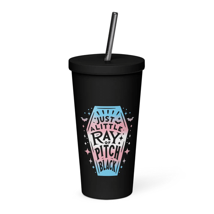 Little Ray Trans Flag Insulated Tumbler product image (1)