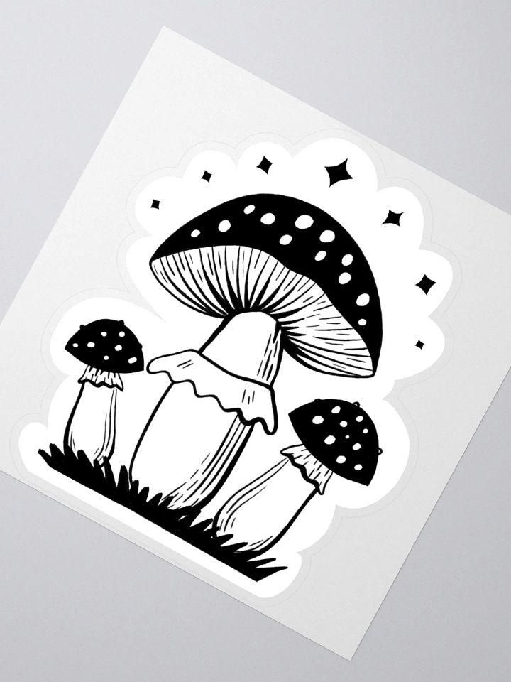 Magic Mushrooms Sticker product image (2)
