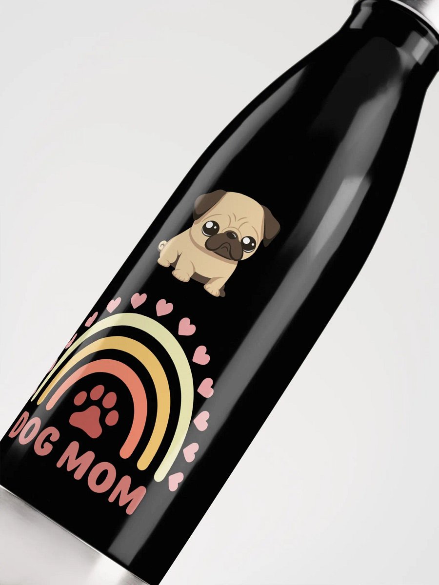 Rainbow Paws Stainless Steel Water Bottle for Pug Dog Moms product image (5)
