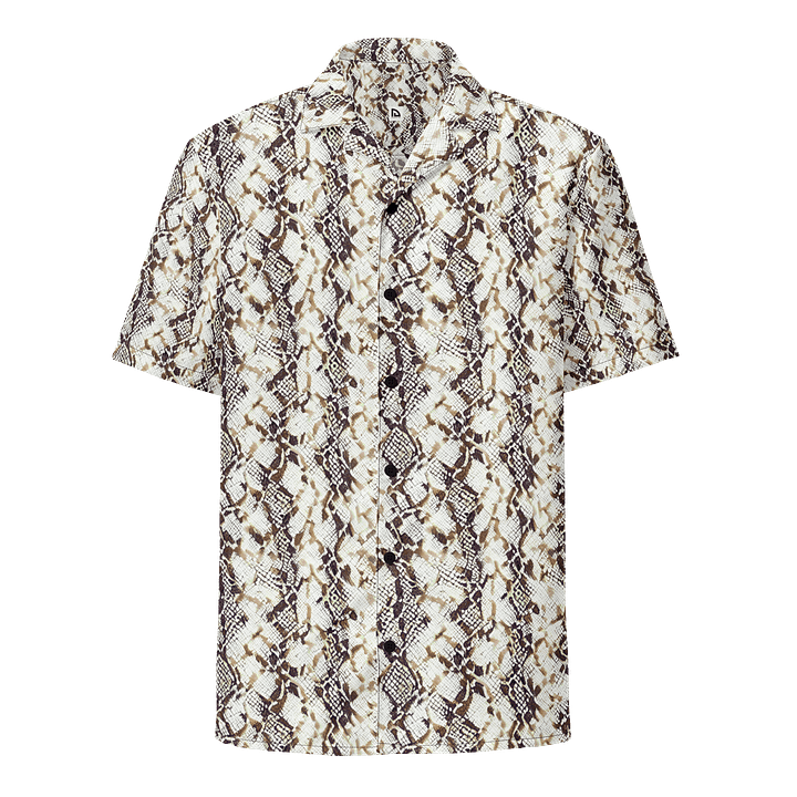 Beige Snake Skin Hawaiian Shirt product image (1)