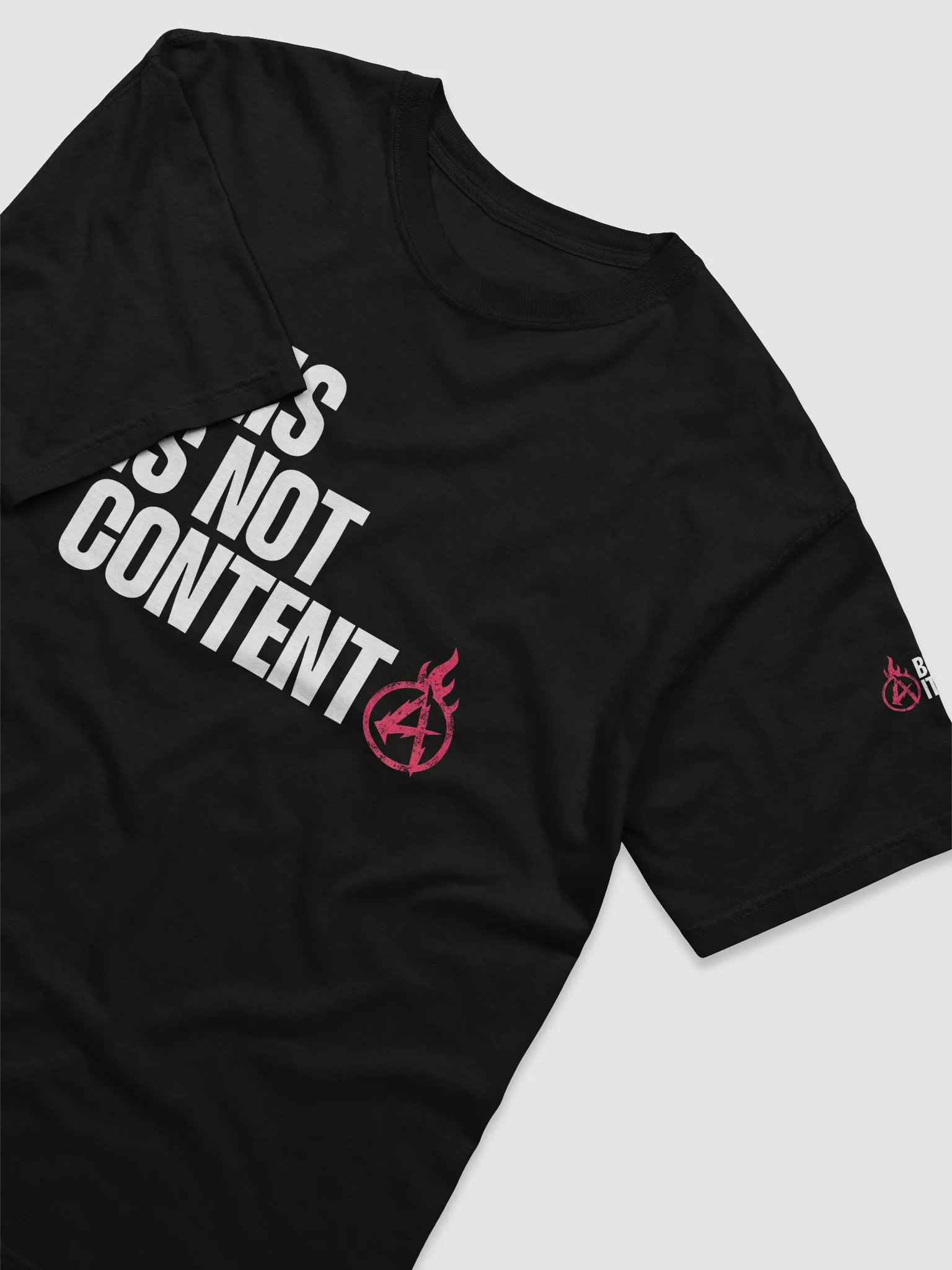 This Is Not Content Tee // 002 Uniform product image (3)