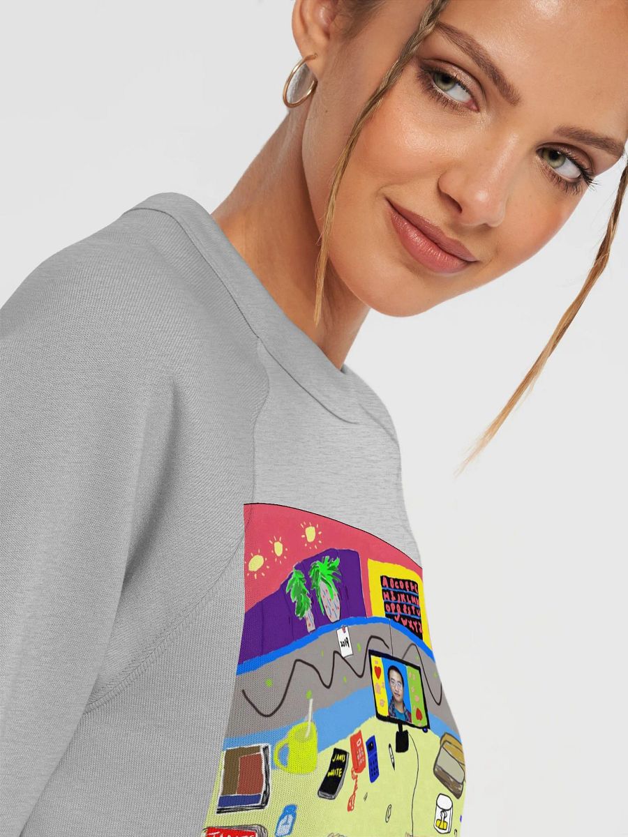 Bella+Canvas Unisex Sponge Fleece Raglan Sweatshirt: office product image (8)