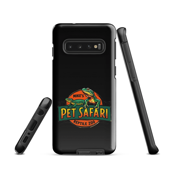 Pet Safari Reptile Zoo Logo Tough Samsung® Case product image (1)