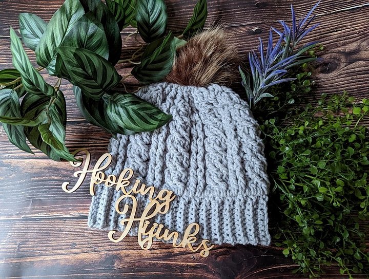 Cable Hat - Gray product image (1)