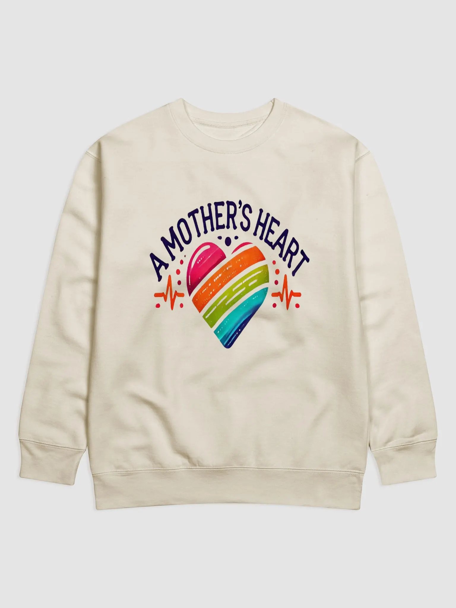 Colorful Heartfelt Mom Sweatshirt product image (3)