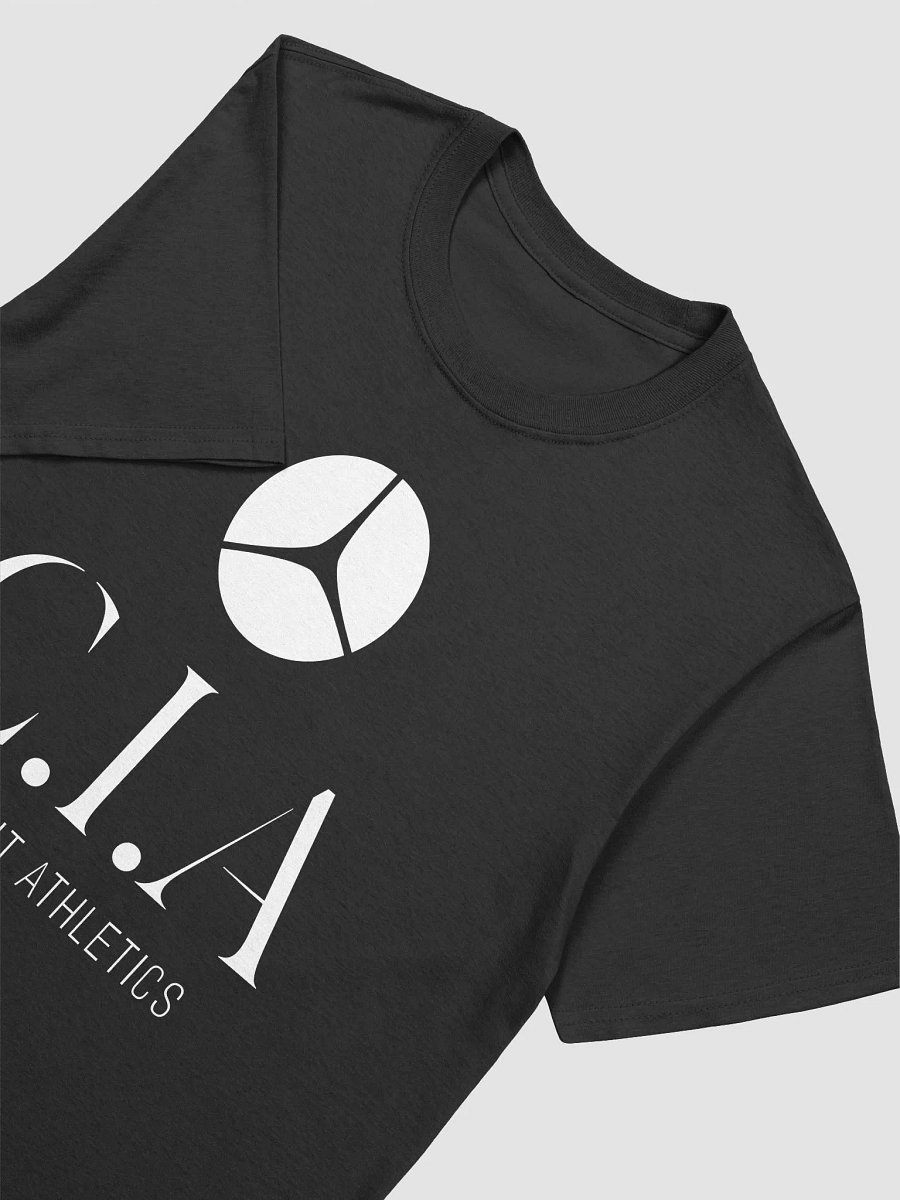 CIA Logo Graphic Unisex T-Shirt - White logo product image (3)