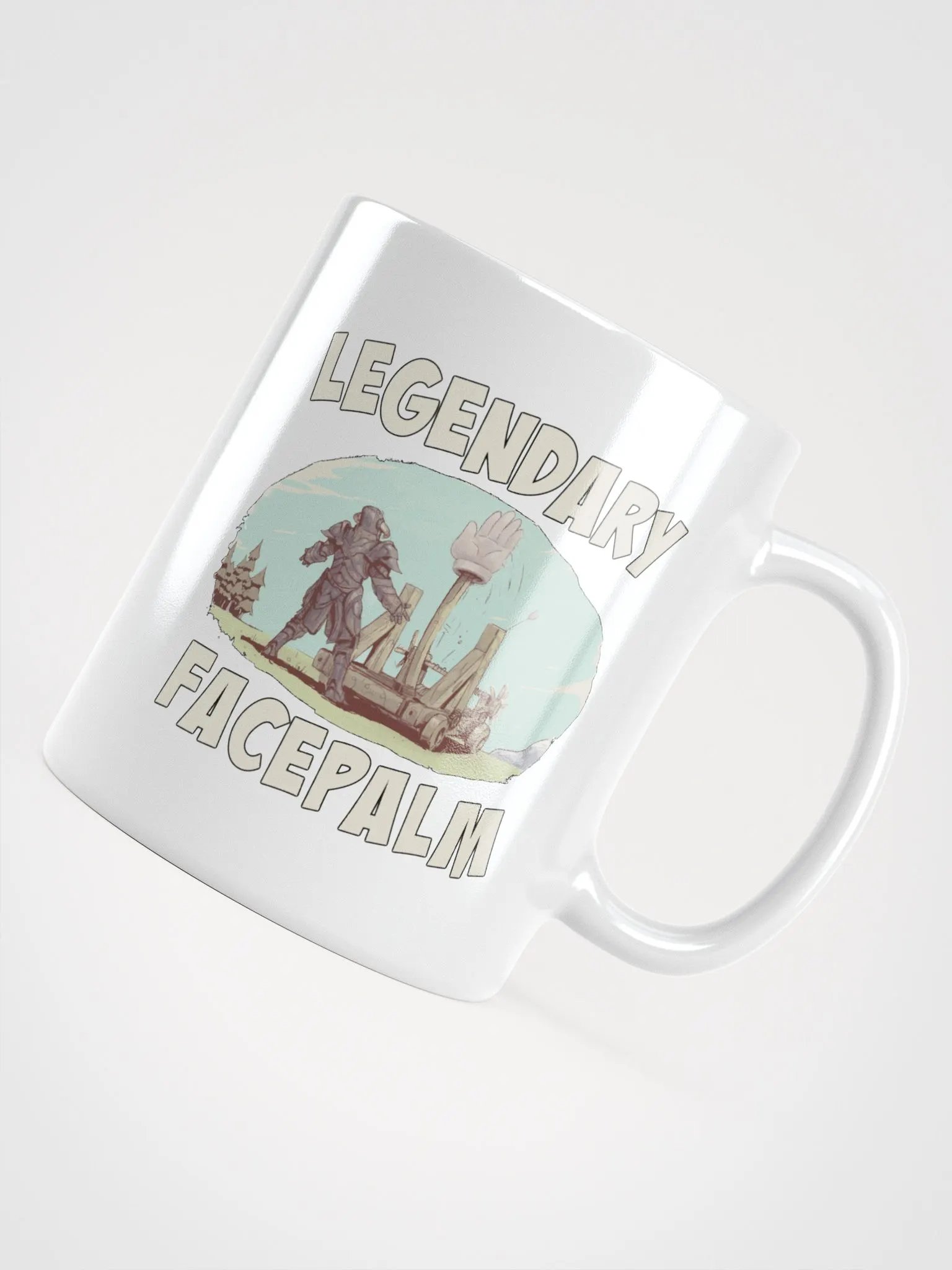 Legendary Facepalm White Mug product image (4)