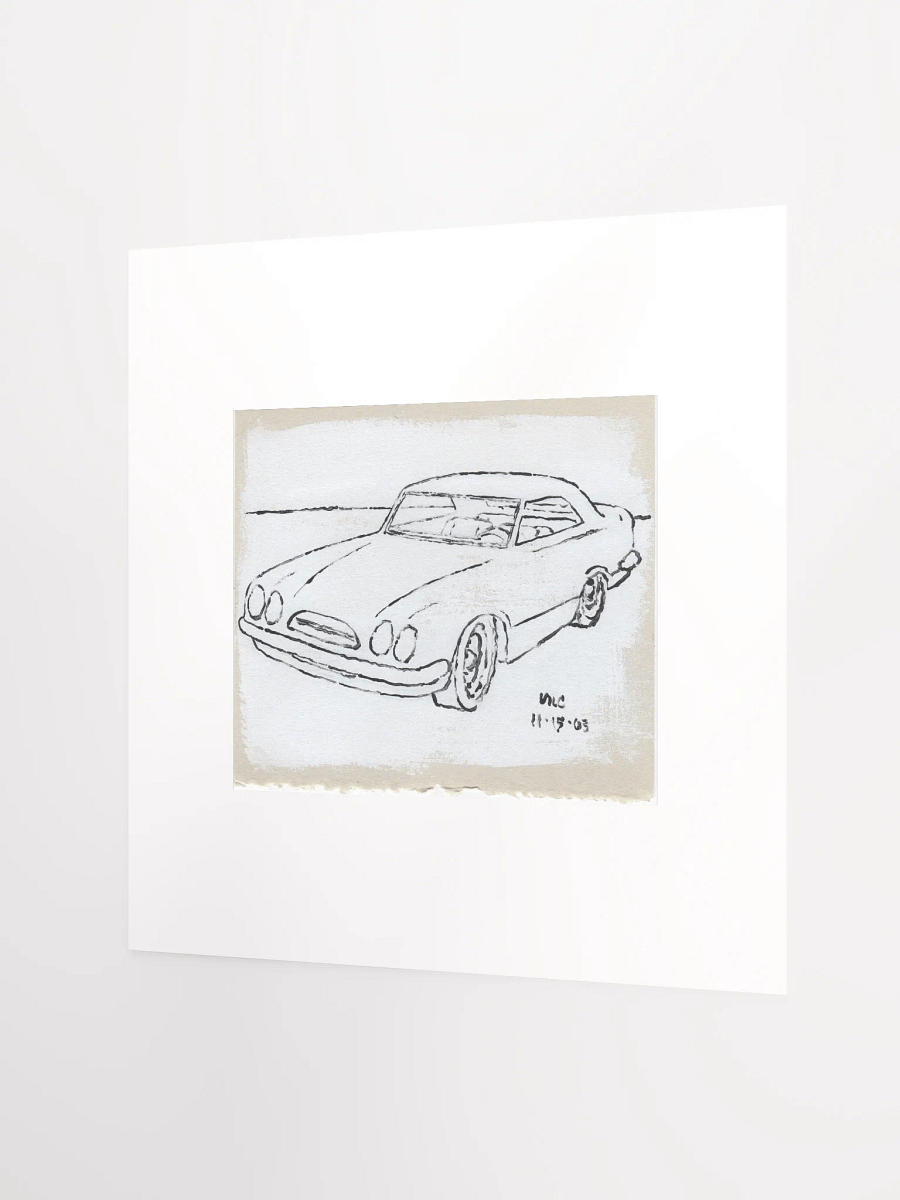 White Car #3 Print product image (3)