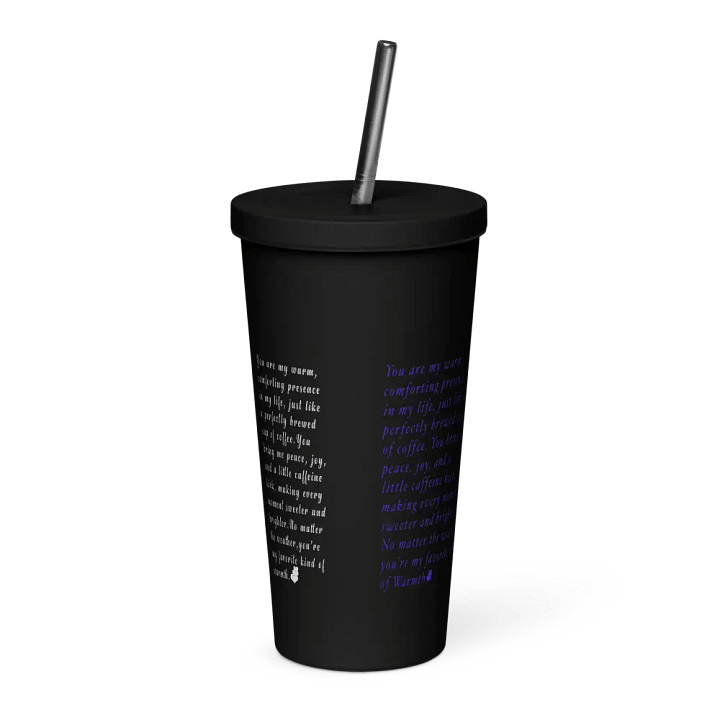 Cupid’s Cold Cup, Sips of Romance, Valentine’s Drinkware, Love on the Go, Sweetheart Straw Cup product image (2)