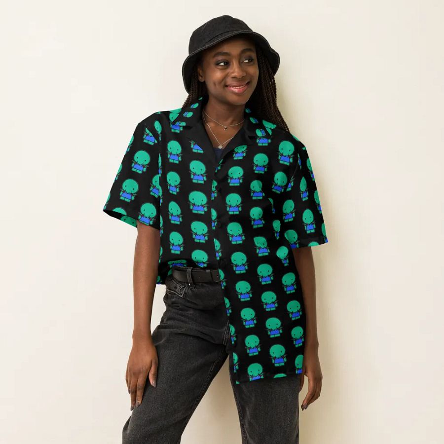 Hello Cthulhu! Hawaiian Shirt product image (6)
