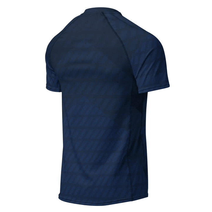 Symmetry Blue Men's Rash Guard product image (2)