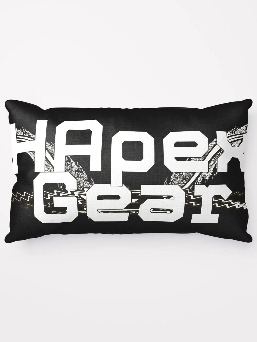 Basic Pillow - Black - White HApex Gear White Logo product image (5)