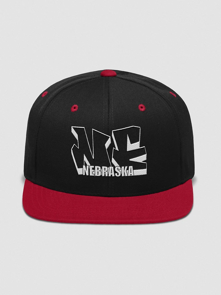 NEBRASKA, NE, Graffiti, Yupoong Wool Blend Snapback Hat product image (1)