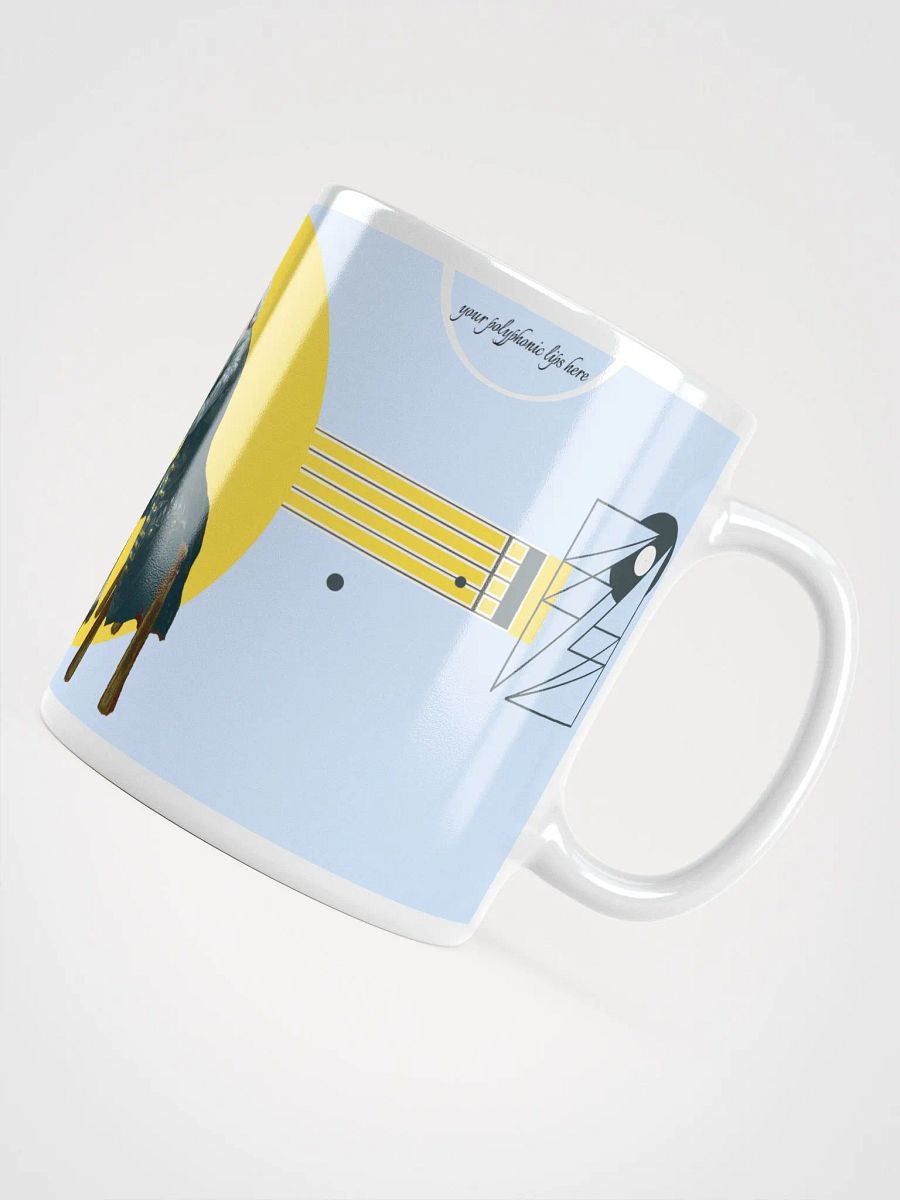 Prelude and Moogue by Frank Fonik (Minimoog), Polyphonic Glossy Mug product image (5)