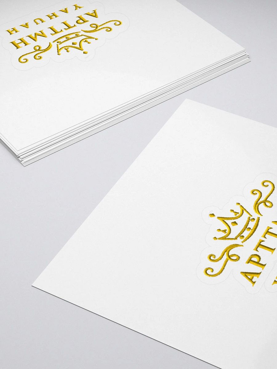 Radiant Typography Kiss Cut Stickers product image (3)