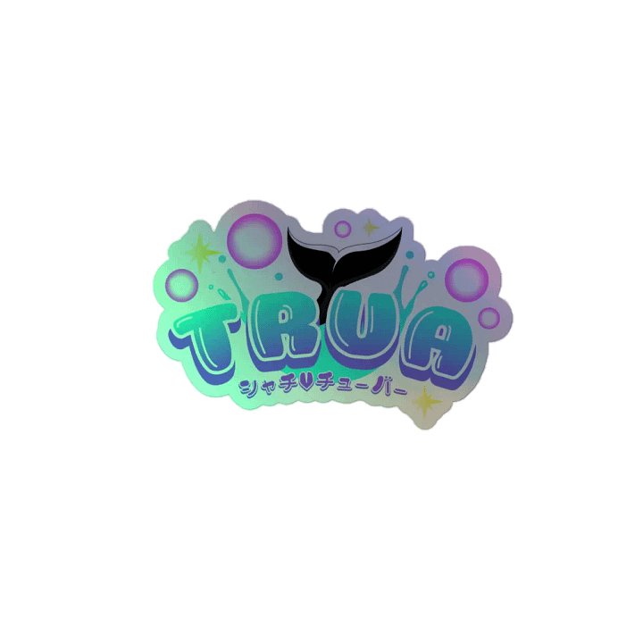 Colorful Logo Holographic Sticker! product image (2)
