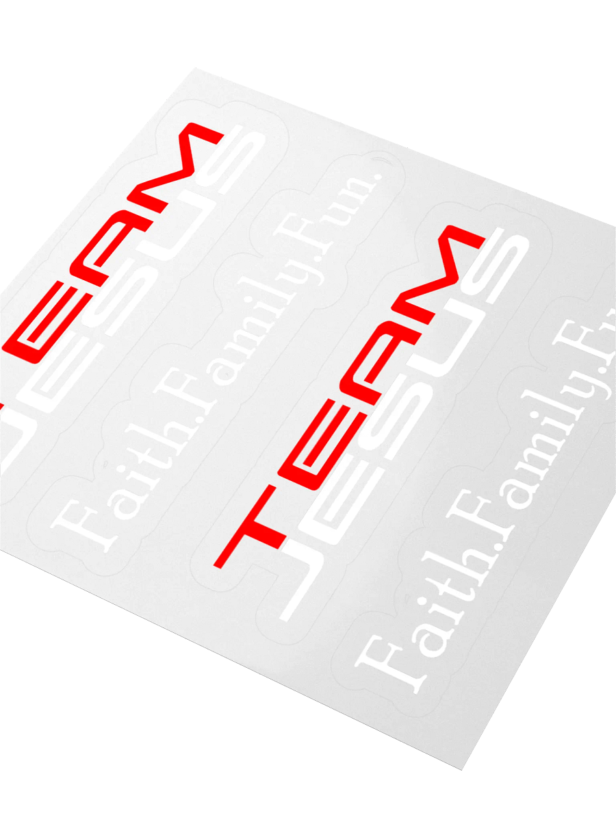 Team Jesus Faith.Family.Fun. Sticker Set product image (7)