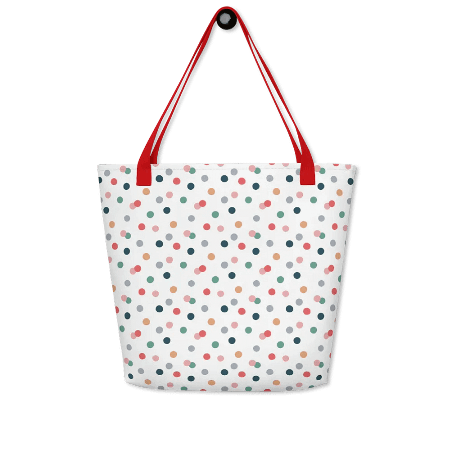 Christmas Polka Dot Tote product image (3)