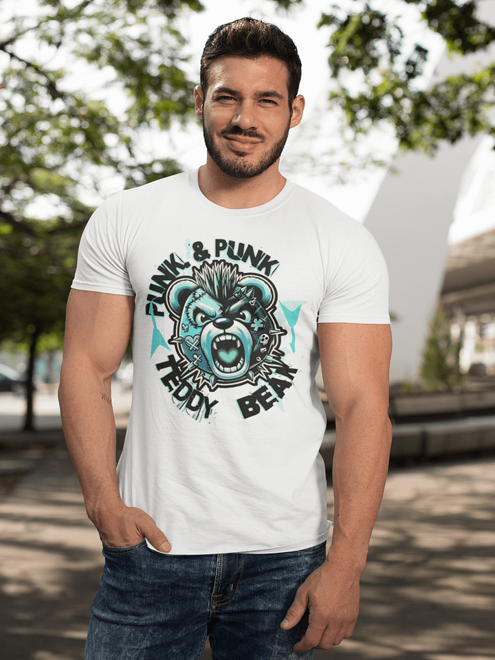 Bad Teddy | Gildan Unisex Heavyweight T-Shirt product image (1)