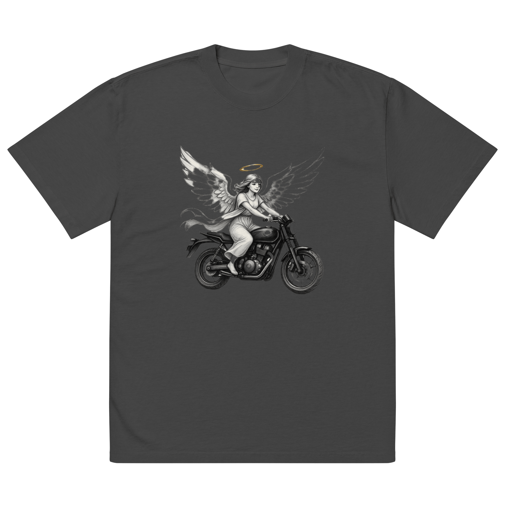 Heavenly Ride Oversized Faded T-Shirt product image (2)