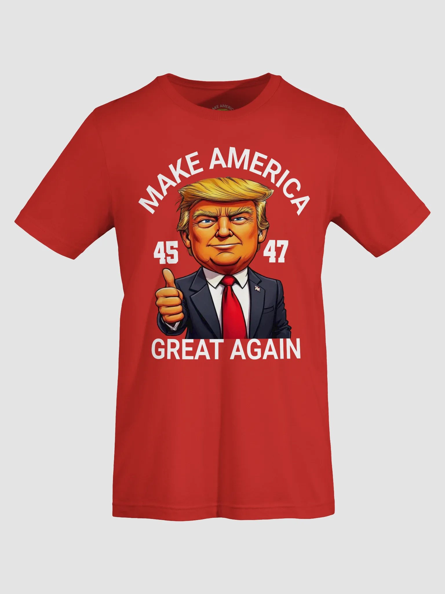 Thumbs-Up Trump Caricature MAGA Tee product image (7)