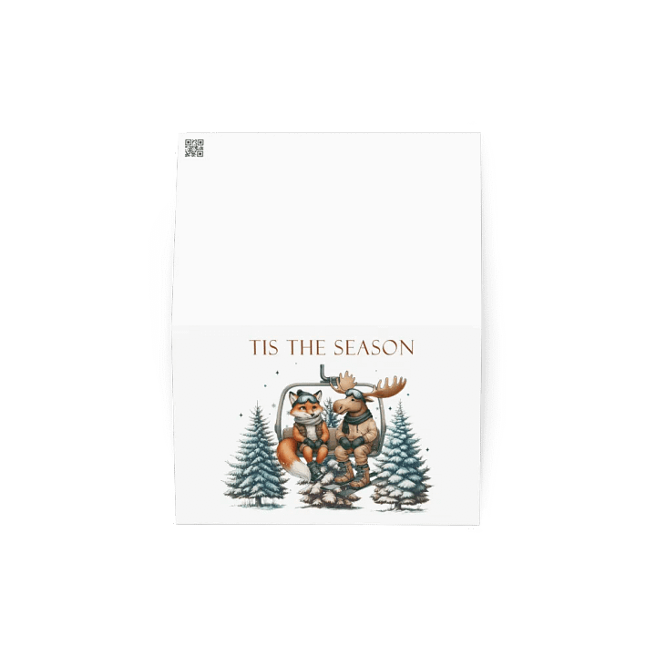 Tis the Season for a Fun Ride with Festive Friends Greeting Card product image (4)