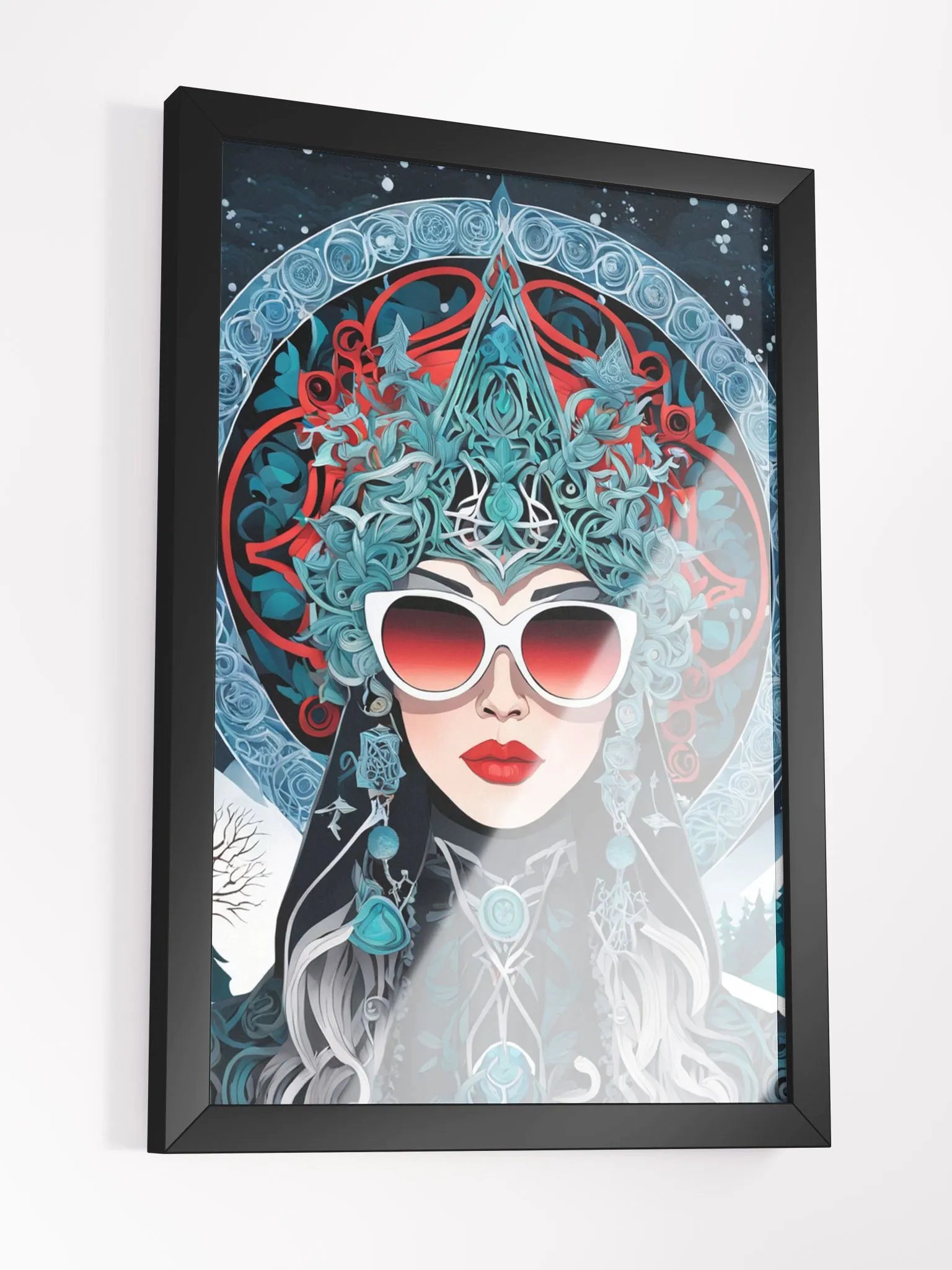 Winter Wiccan 02 - Framed Matte Poster product image (3)