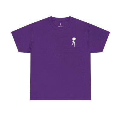 Mo_WithTheFro Cotton T-Shirt With White logo Purple product image (1)