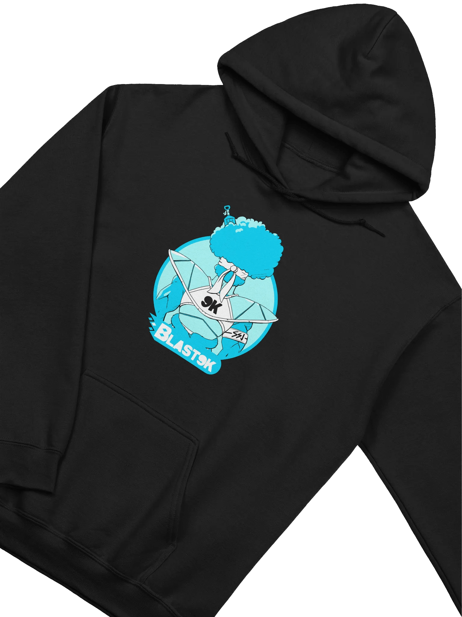Fro Warrior HOODY #1 BLUE product image (11)