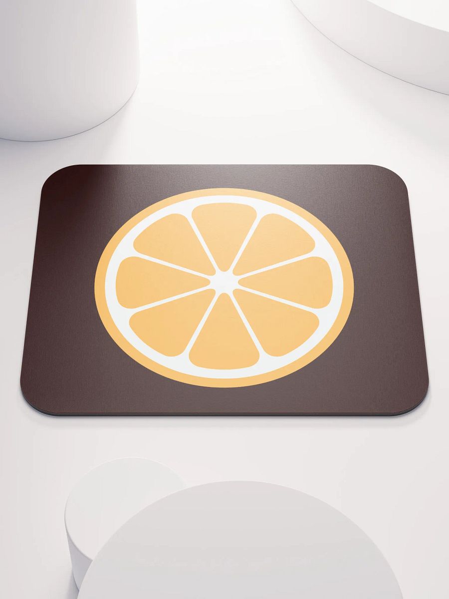 MIKAN Mouse Pad (Orange × Black) product image (1)