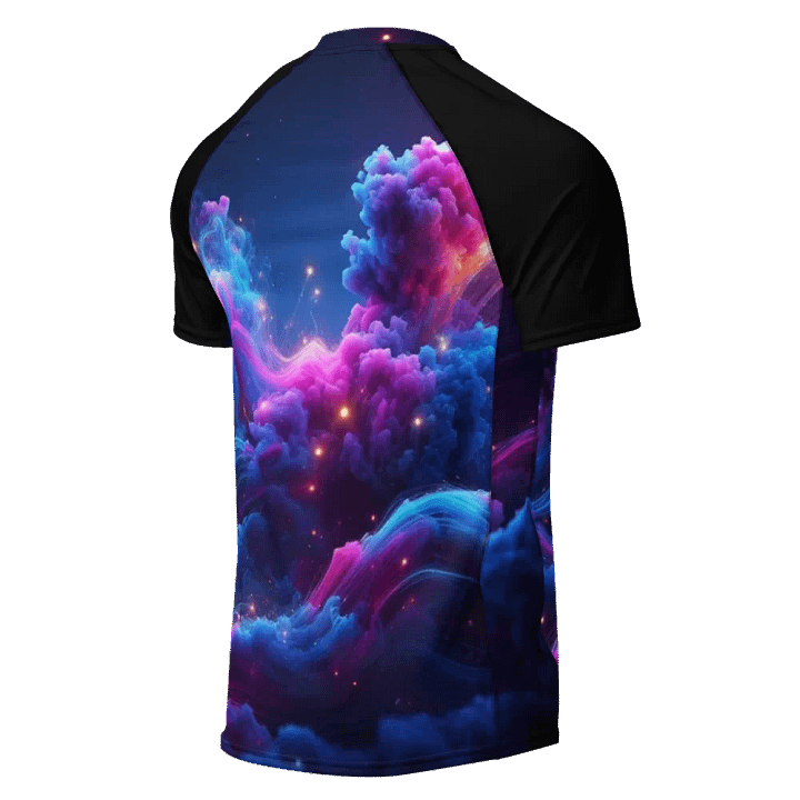 Ethereal Clouds Men's Recycled Rash Guard product image (2)