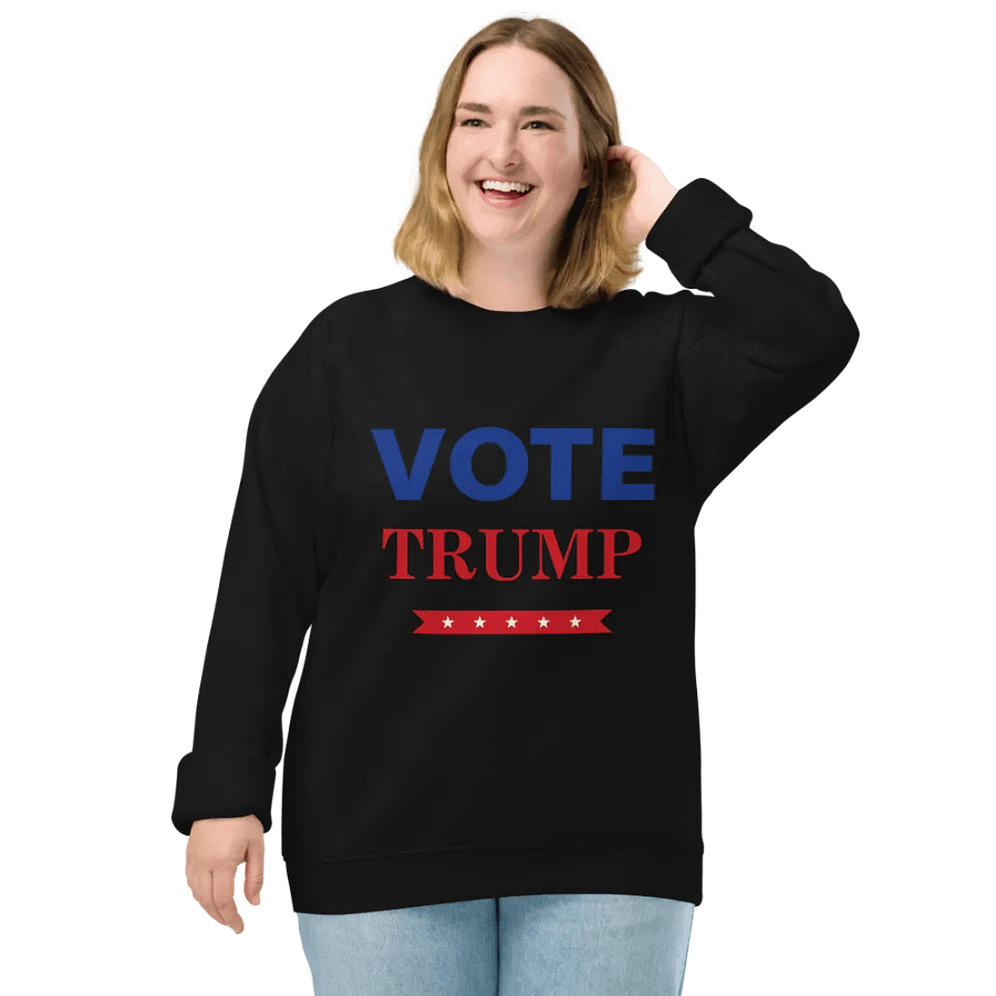 Vote Trump Organic Raglan Sweatshirt product image (5)